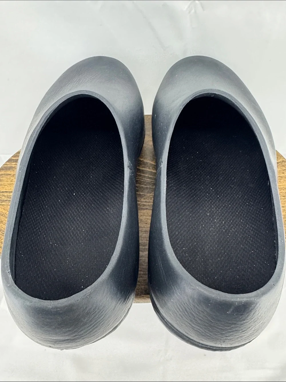 Ana-Tech Mens Navy Rubber Slip-On Comfort Work Clogs, sz 43